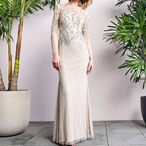 Adrianna Papell Embellished Gown - Picture 3 of 5